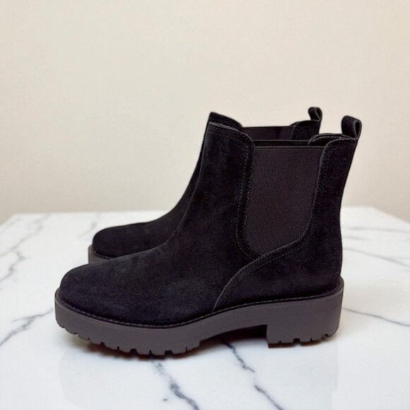 NIB Sam Edelman Womens Judah Black Stretch Booties Shoes - Picture 7 of 10